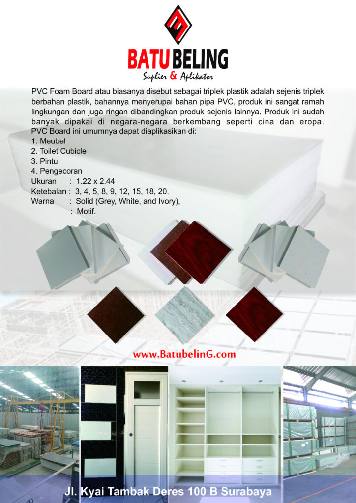 PVC Board PVC Foam Board Surabaya